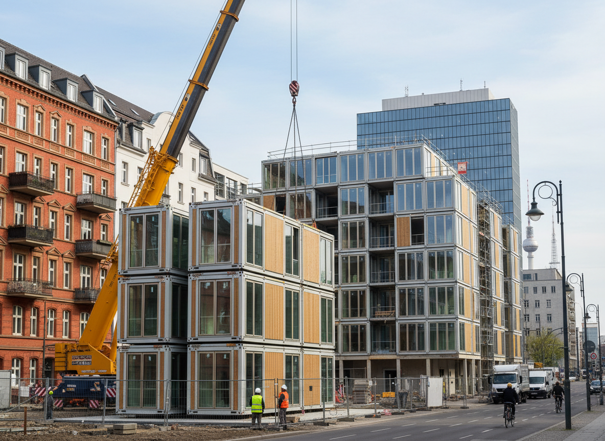 Modulgebäude in Berlin: Was Sie vor dem Bauantrag wissen sollten