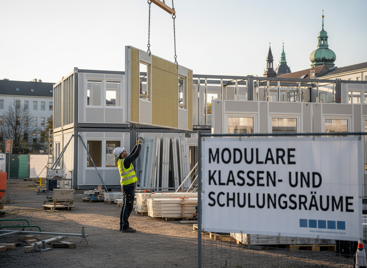 Modulgeb\u00e4ude in Leipzig, Berlin 04109
