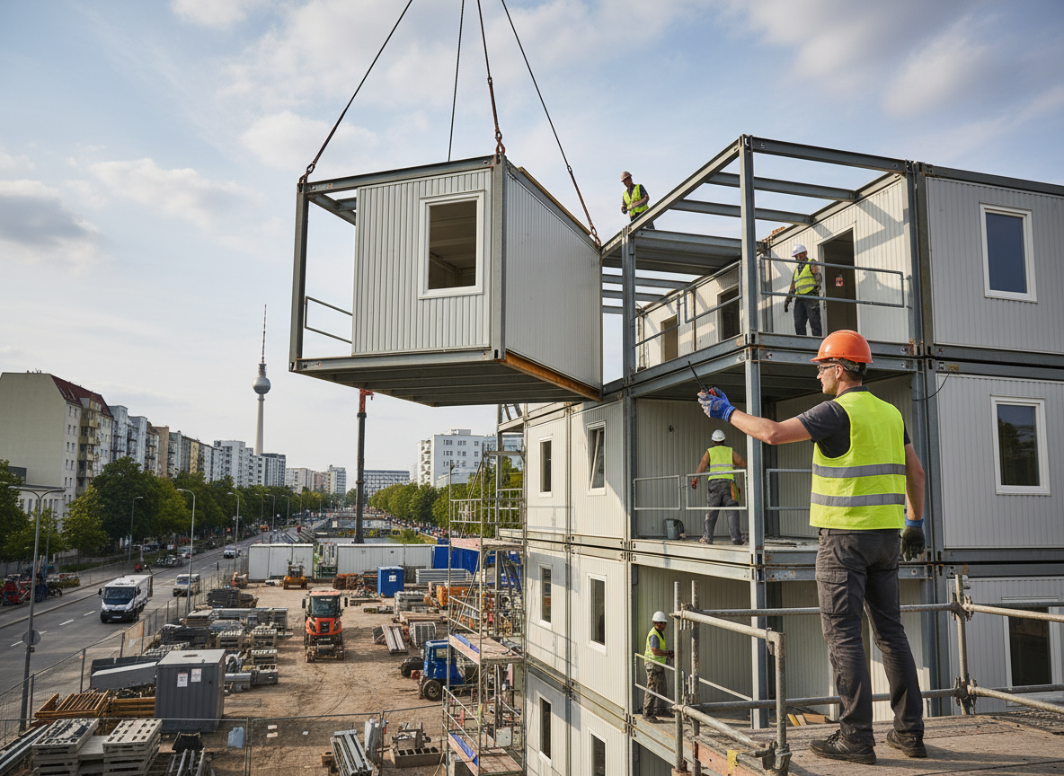 gewerbliche Modulbauten in Düsseldorf