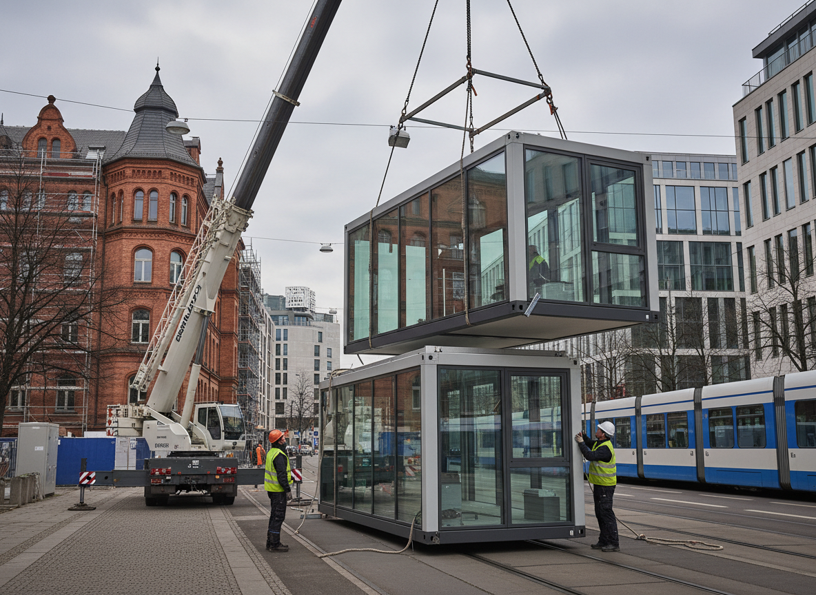 gewerbliche Modulbauten in Köln